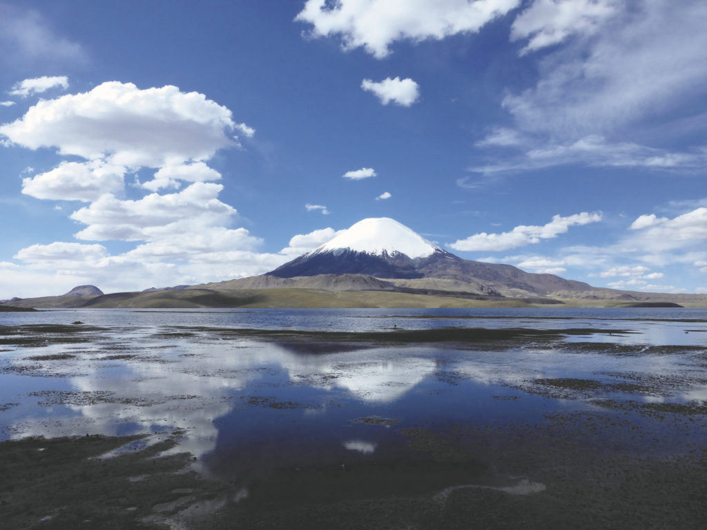 Vulkan Parinacota im Lauca Nationalpark