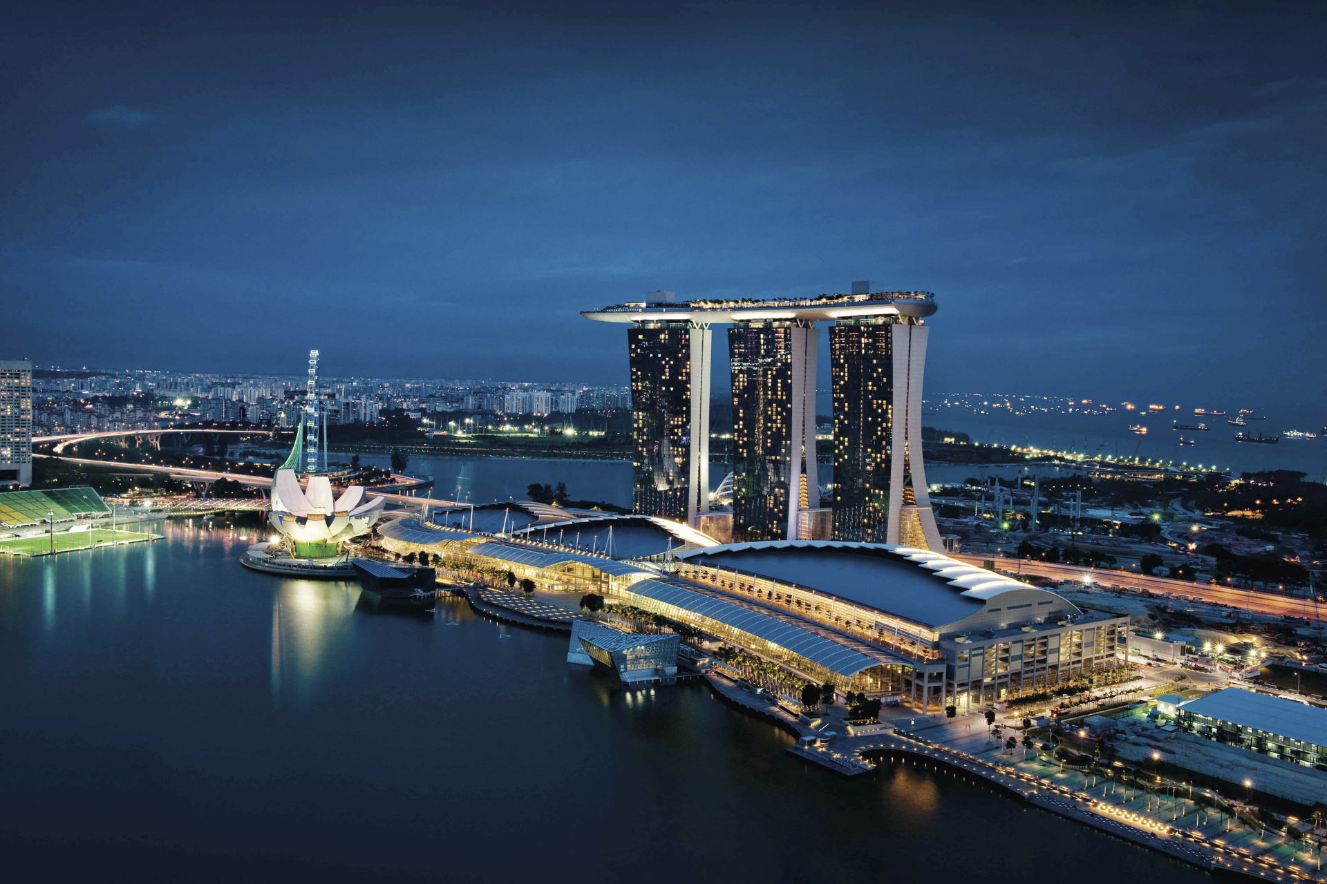 Marina Bay Sands Hotel, ©Timothy Hursley